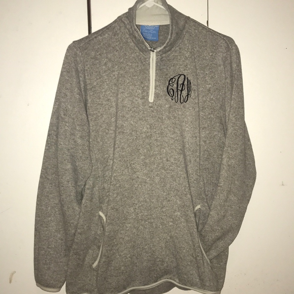 BUNDLE of monogrammed pullovers